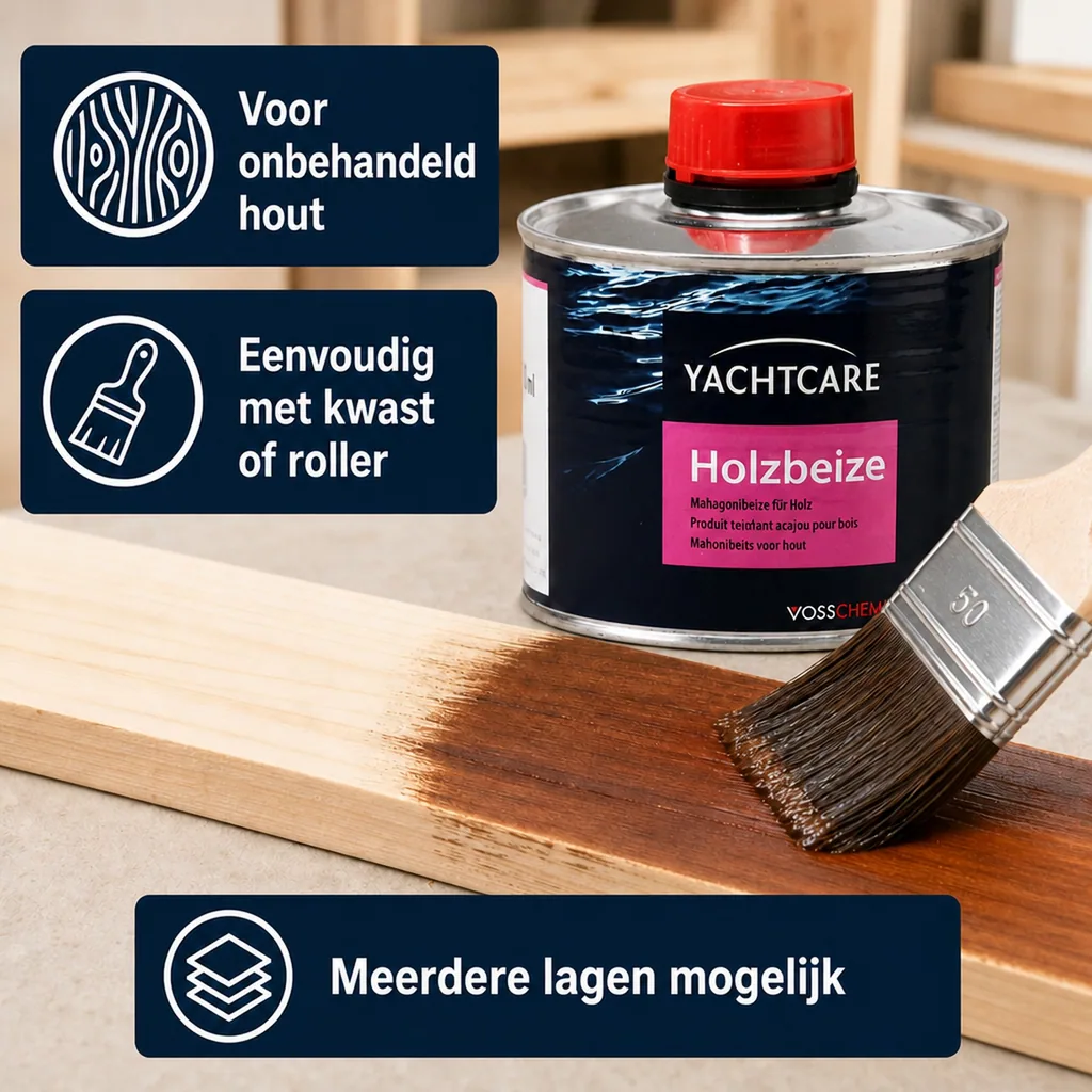 Houtbeits 400 ml, hout kleuren, beits voor hout