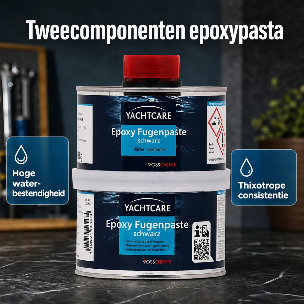 Epoxy voegmiddel, voegpasta zwart, 500, zwarte voegpasta