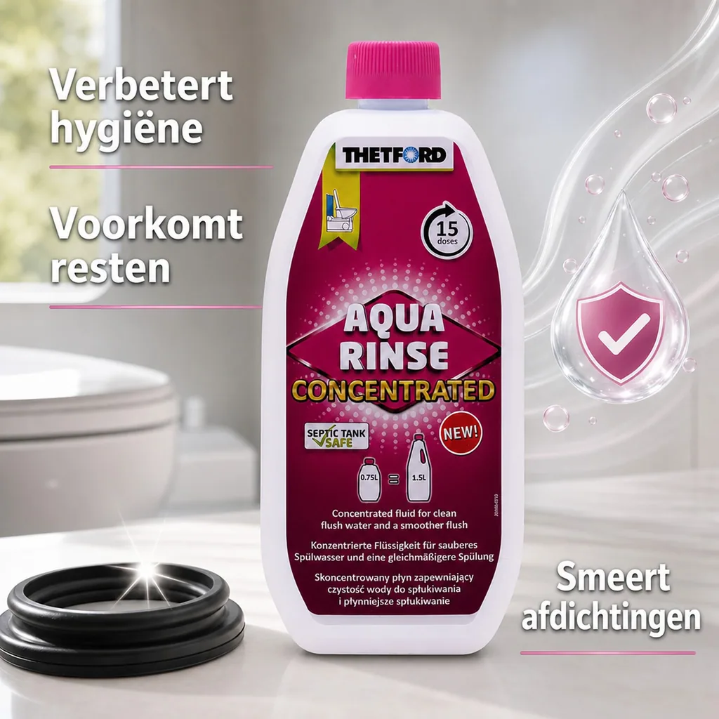 Toiletvloeistof, toilet spoelvloeistof, 0,75 liter concentraat