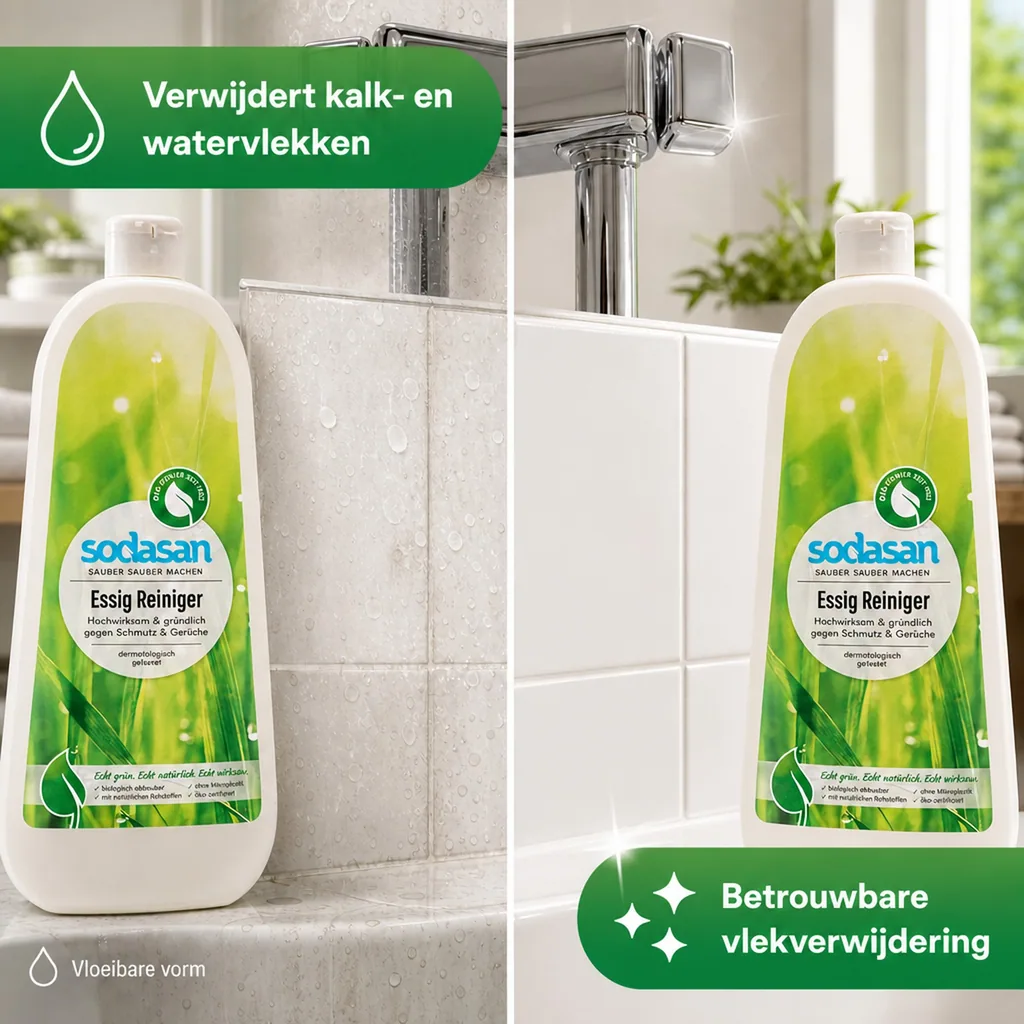 Azijnreiniger 2 x 1 Liter, natuurlijke reiniger, ecologische reiniger