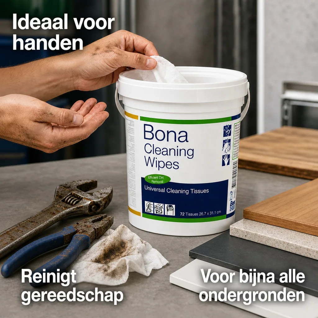Schoonmaakdoekjes 72 stuks, reinigingsdoekjes, vochtige doekjes voor vloer