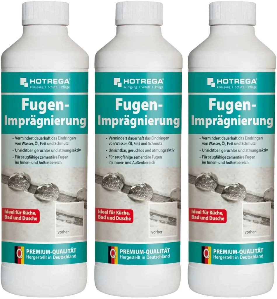Voegimpregneermiddel 3 x 500 ml, voegen beschermen, waterdichte voegen