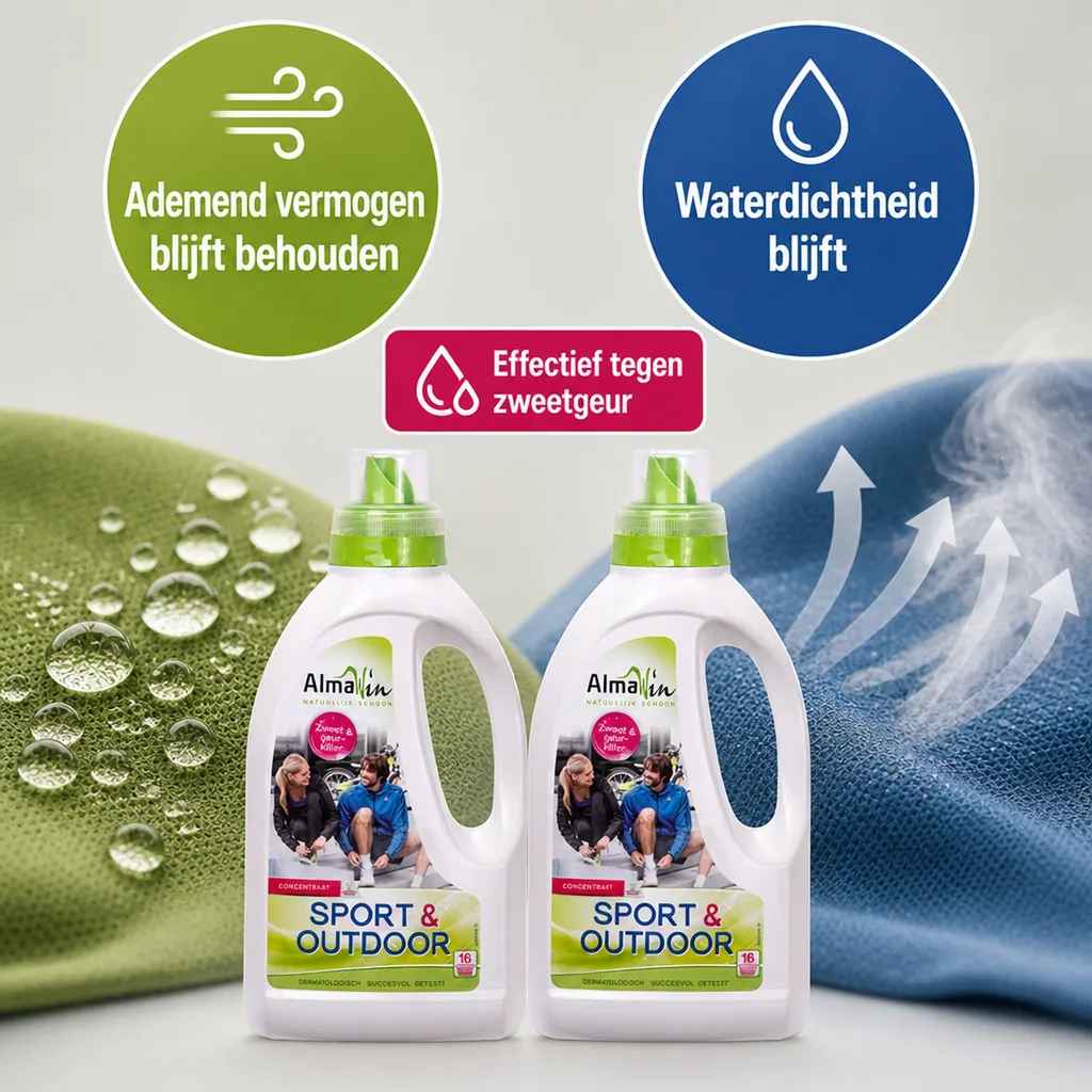 Sportwasmiddel, Wasmiddel sportkleding, Outdoor wasmiddel, 2 x 750 ml