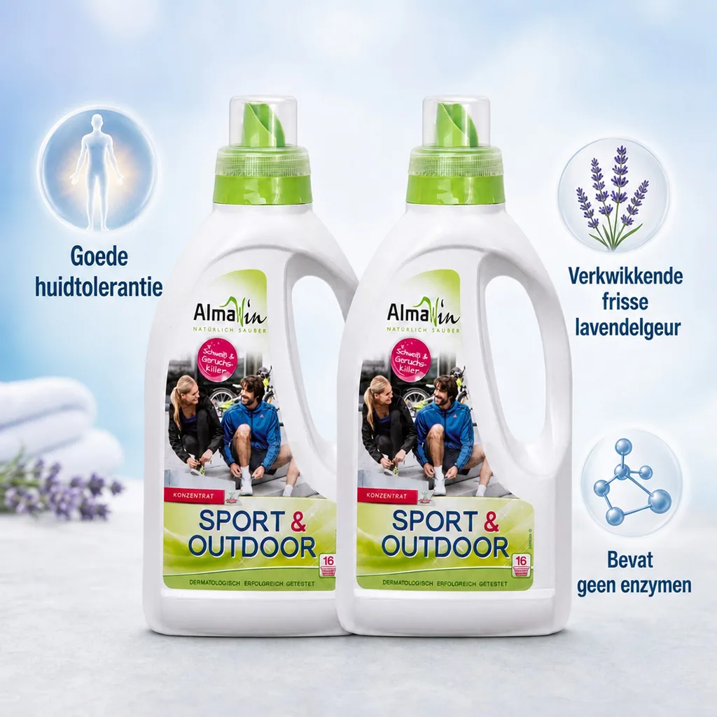 Sportwasmiddel, Wasmiddel sportkleding, Outdoor wasmiddel, 2 x 750 ml