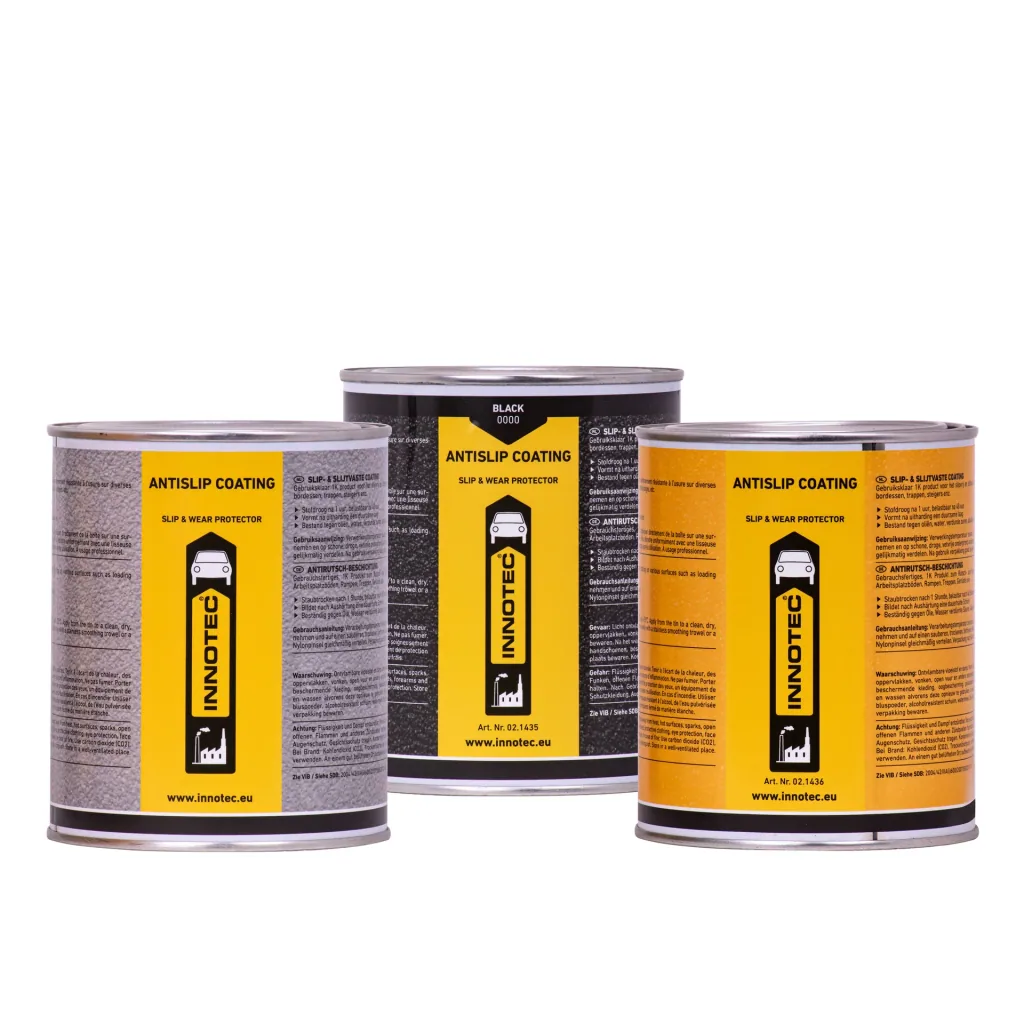 Antislip coating, coating zwart, 1 Liter, antislip