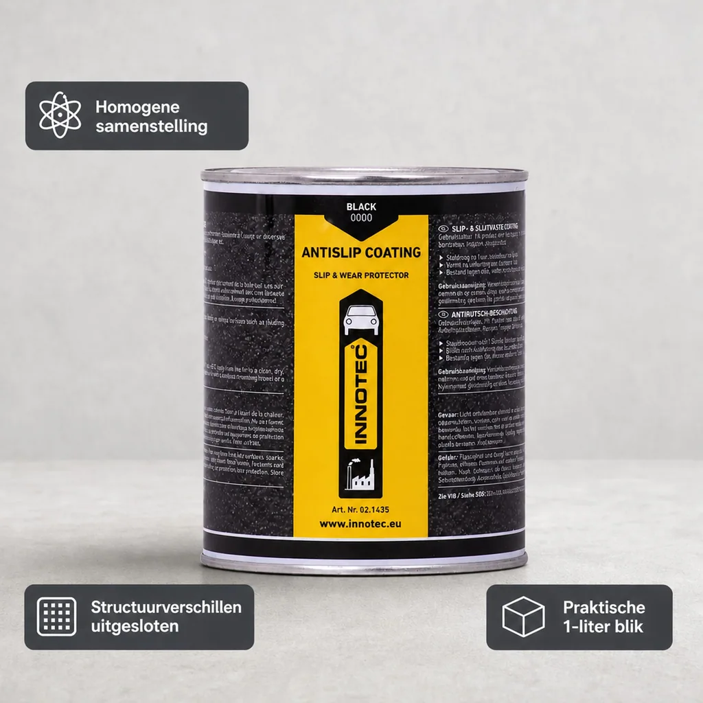 Antislip coating, coating zwart, 1 Liter, antislip