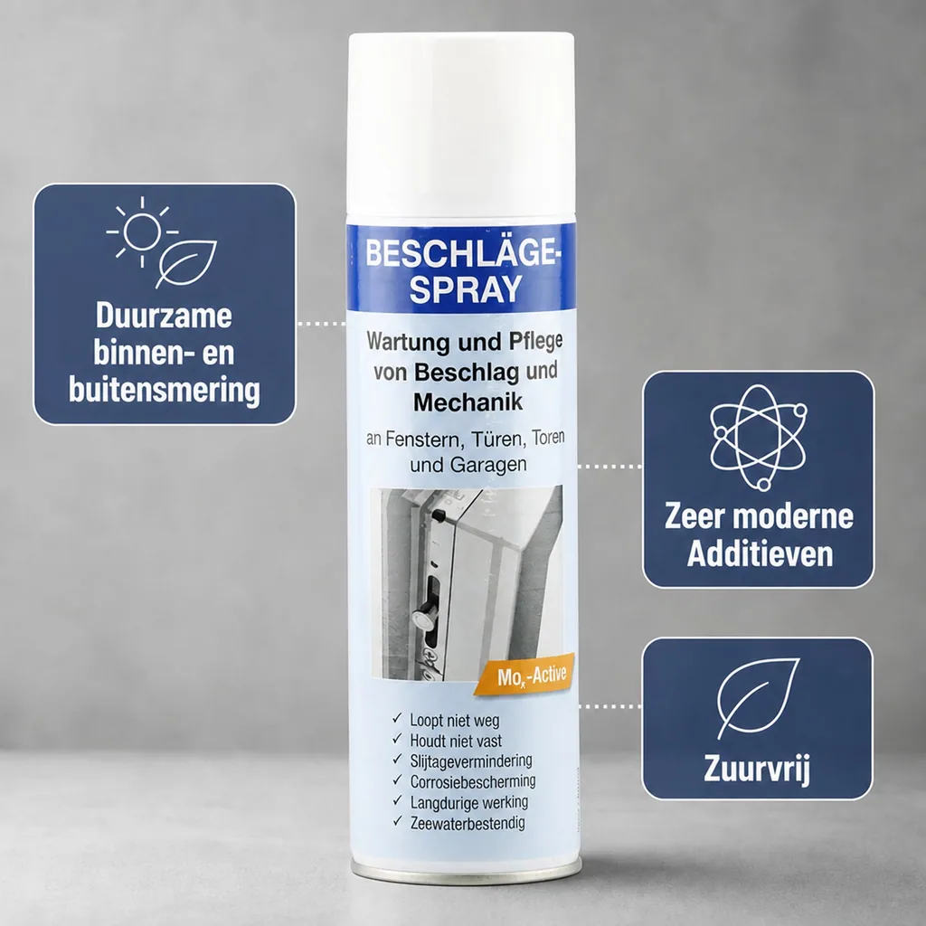 Deurspray 500 ml, Scharnierspray, Beslagspray