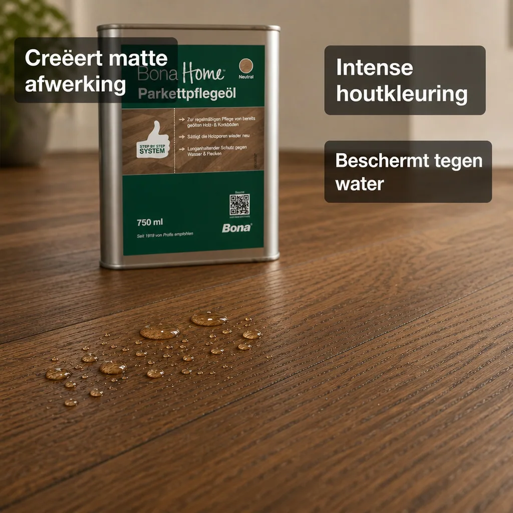 Parketolie, Parket onderhoud olie, Olie voor parket, 2,5 Liter, Parketolie neutraal, Olie voor houten vloer, Parket behandelen met olie