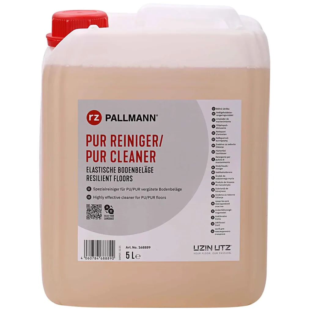 PUR Reiniger 5 Liter, Reinigingsmiddel elastische vloeren, Vloerreiniger elastische vloer