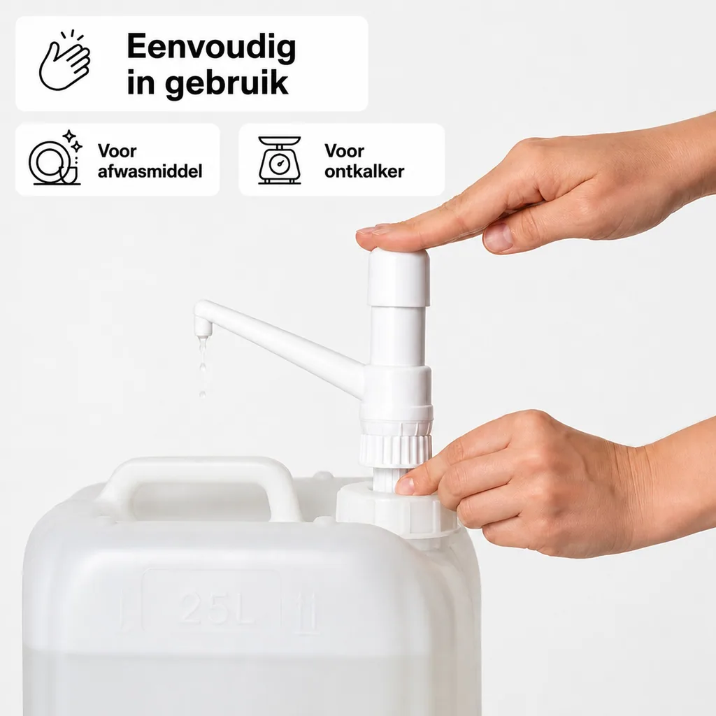 Doseerpomp voor 25 Liter Kanister, doseerkraan