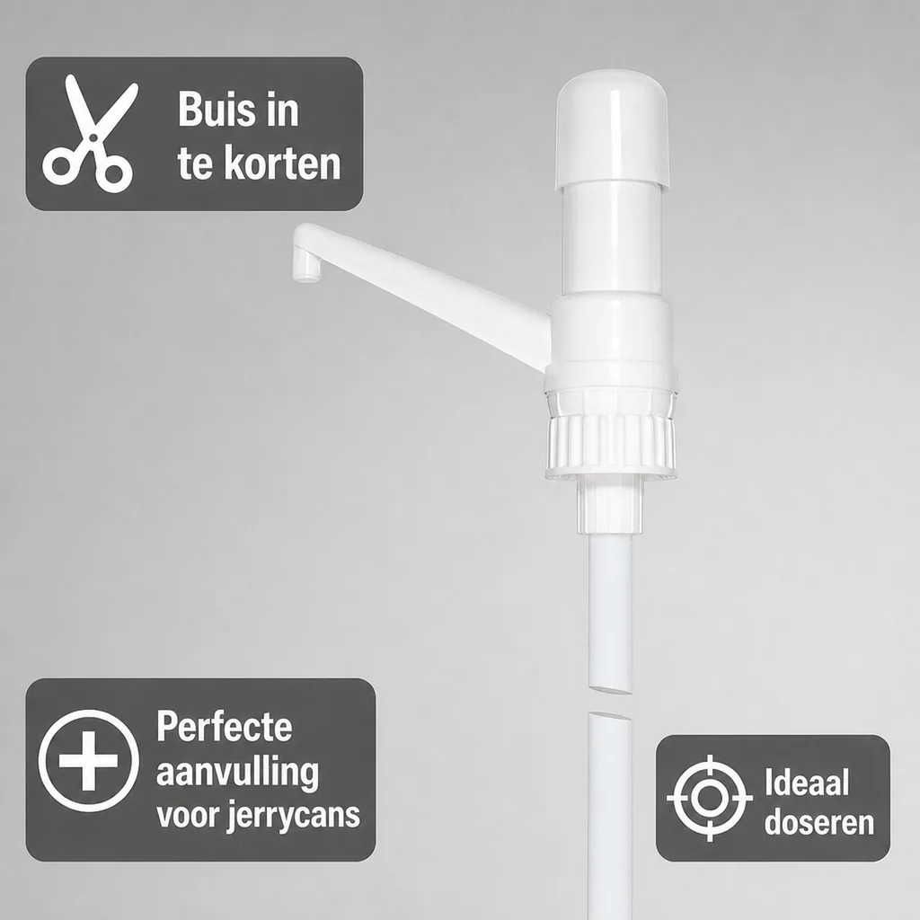 Doseerpomp voor 25 Liter Kanister, doseerkraan