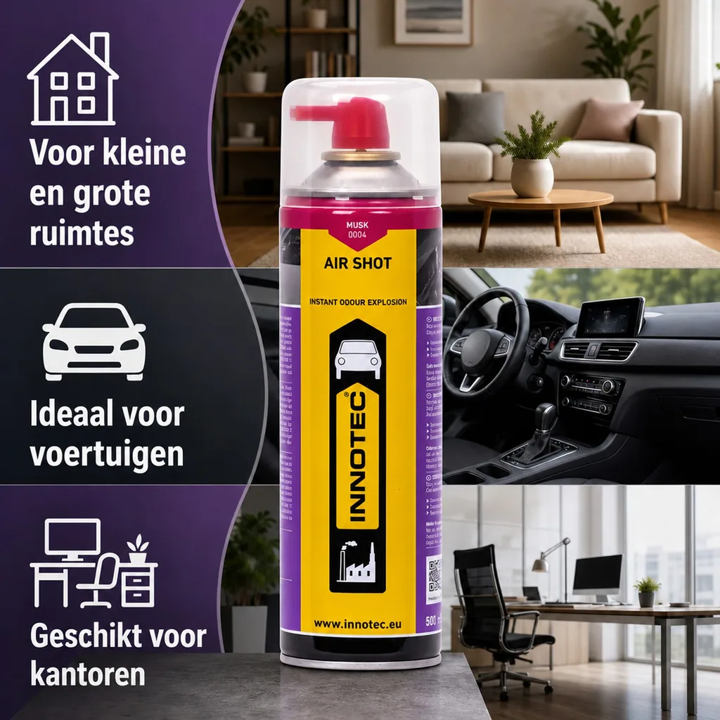 Luchtverfrisser auto, musk spray, geurspray auto, 500 ml, luchtverfrisser huis