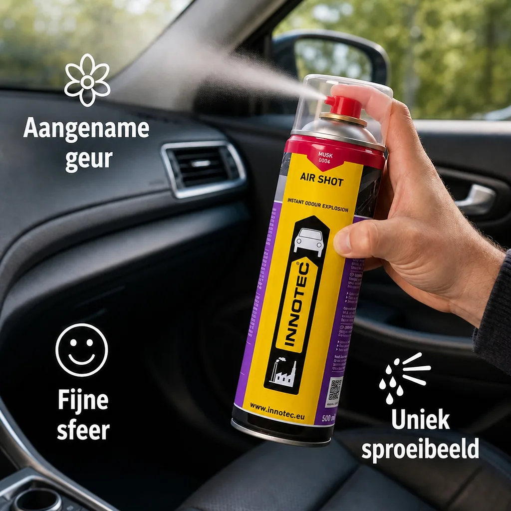 Luchtverfrisser auto, musk spray, geurspray auto, 500 ml, luchtverfrisser huis