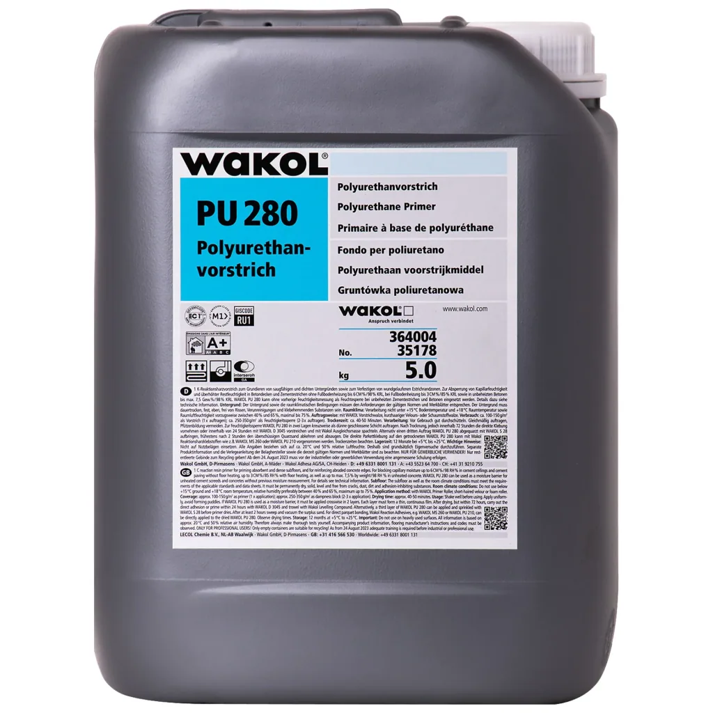 Polyurethaan primer, PU primer, WAKOL PU 280, voorstrijk vloer