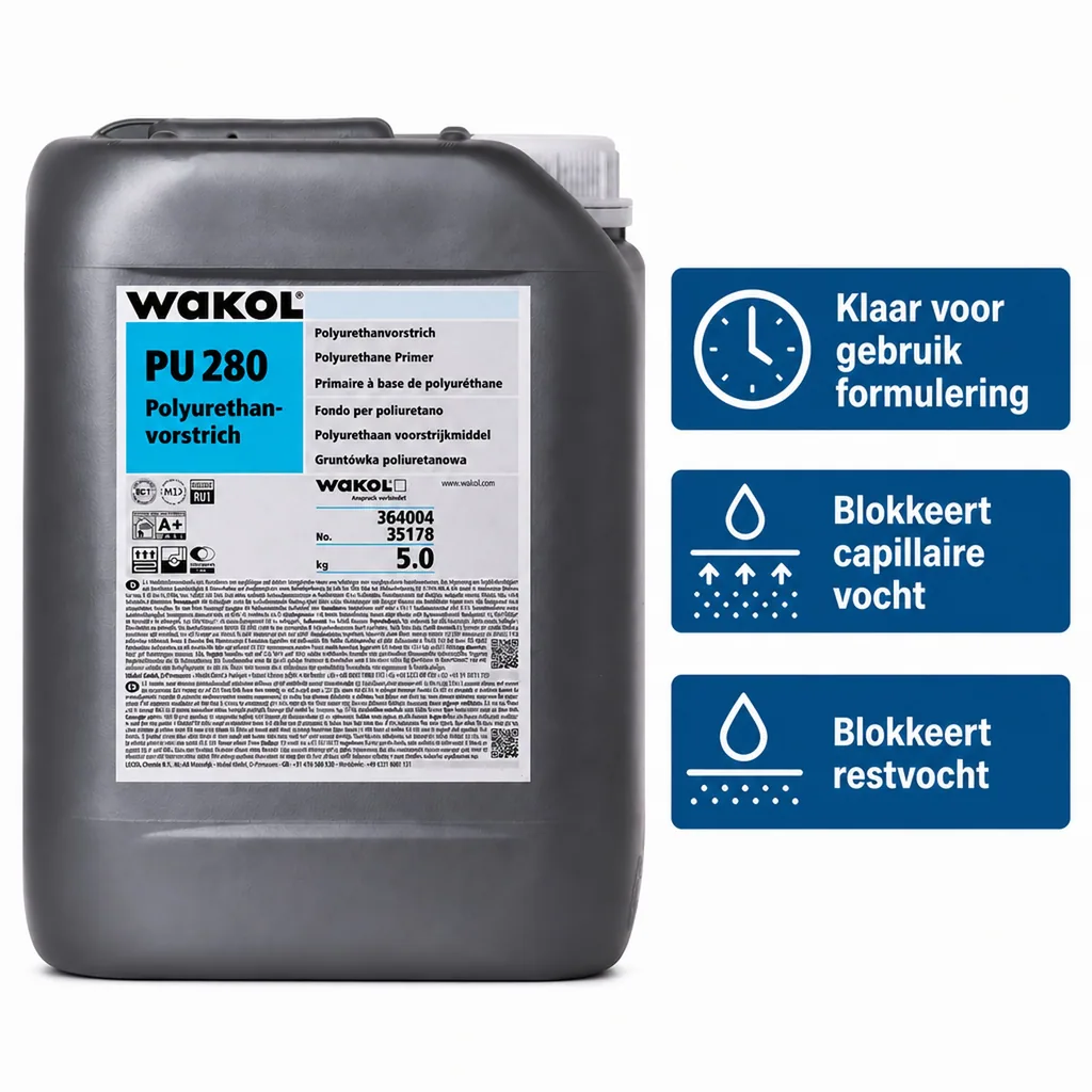 Polyurethaan Primer 5kg, Hechtprimer, Voorstrijk Egaline, Primer Vloer