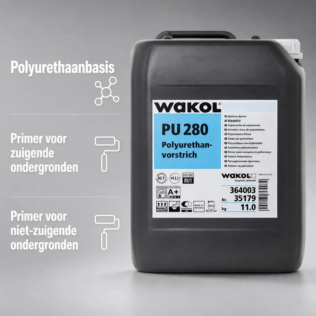Polyurethaan primer, WAKOL PU 280, voorstrijk vloer, 11kg