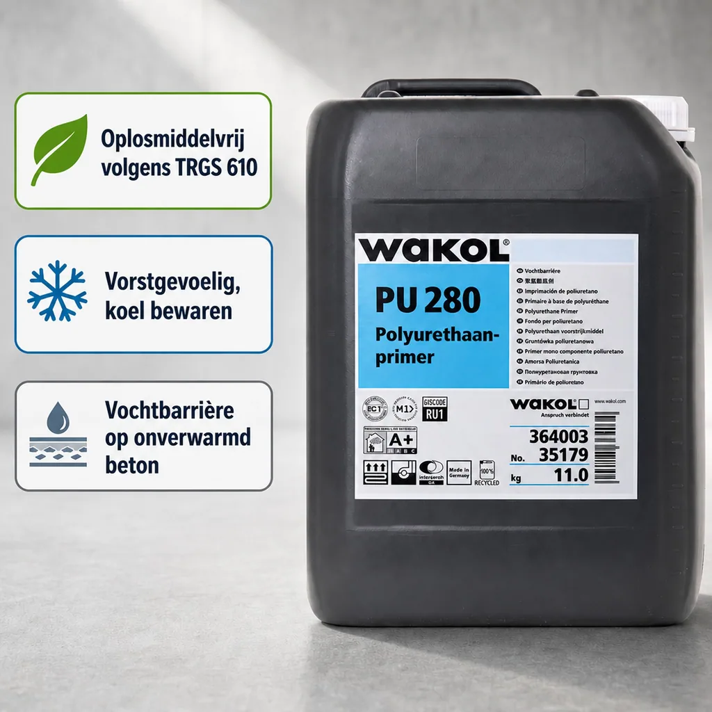 Polyurethaan primer, WAKOL PU 280, voorstrijk vloer, 11kg