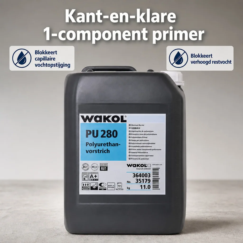 Polyurethaan primer, WAKOL PU 280, voorstrijk vloer, 11kg