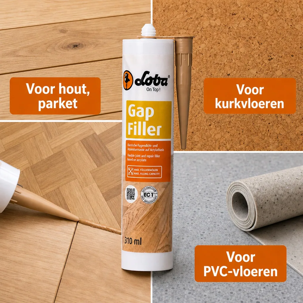 Eikenhout vulmiddel, Hout vulpasta eiken, Parketnaden vullen