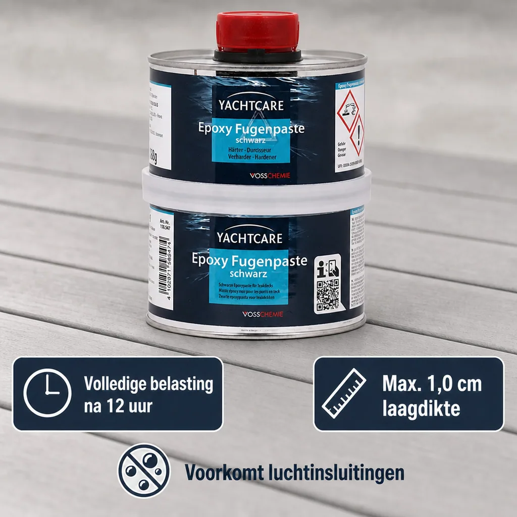 Epoxy voegpasta zwart, voegmiddel zwart, epoxy voegvulling, A+B 500 A