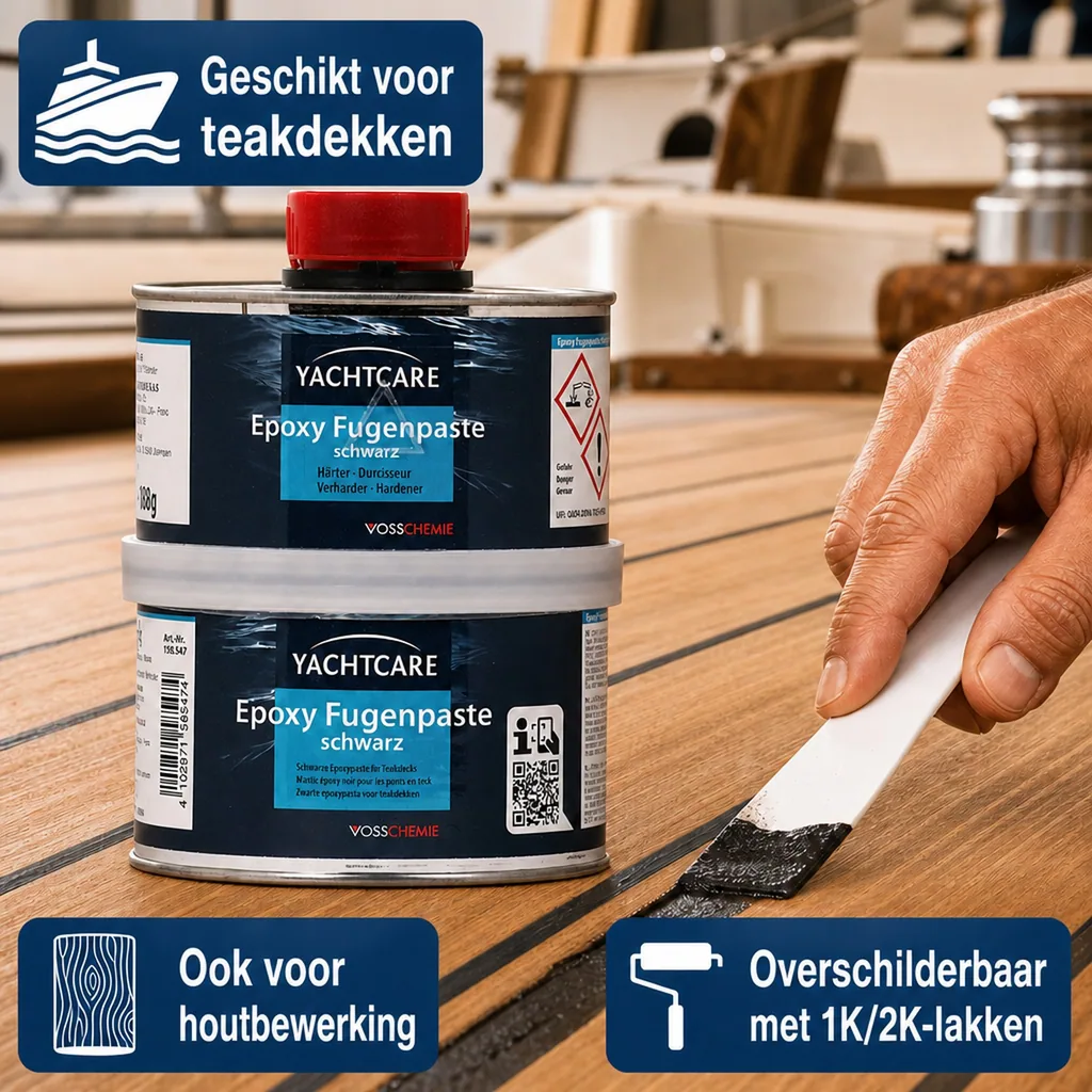Epoxy voegpasta zwart, voegmiddel zwart, epoxy voegvulling, A+B 500 A