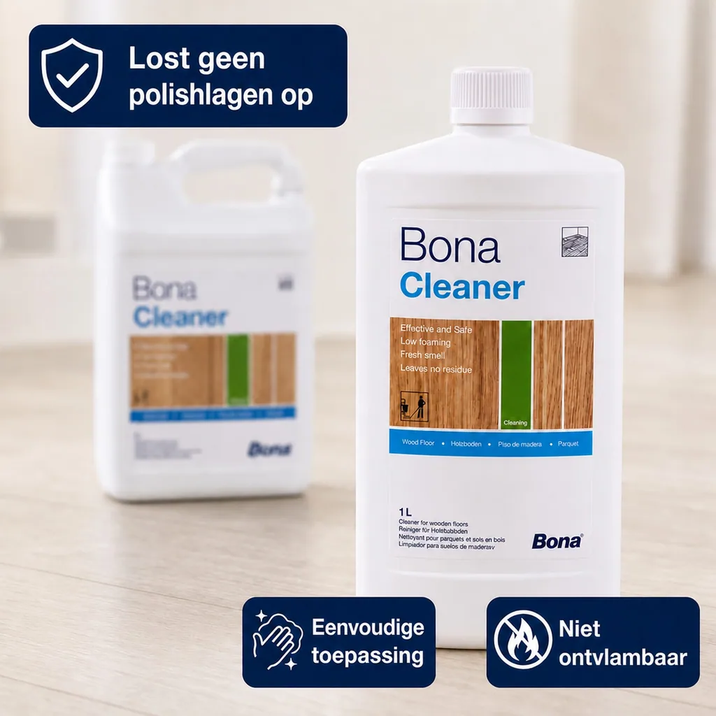 Vloerreiniger, Parket reiniger, Laminaat reiniger, Houten vloer reiniger