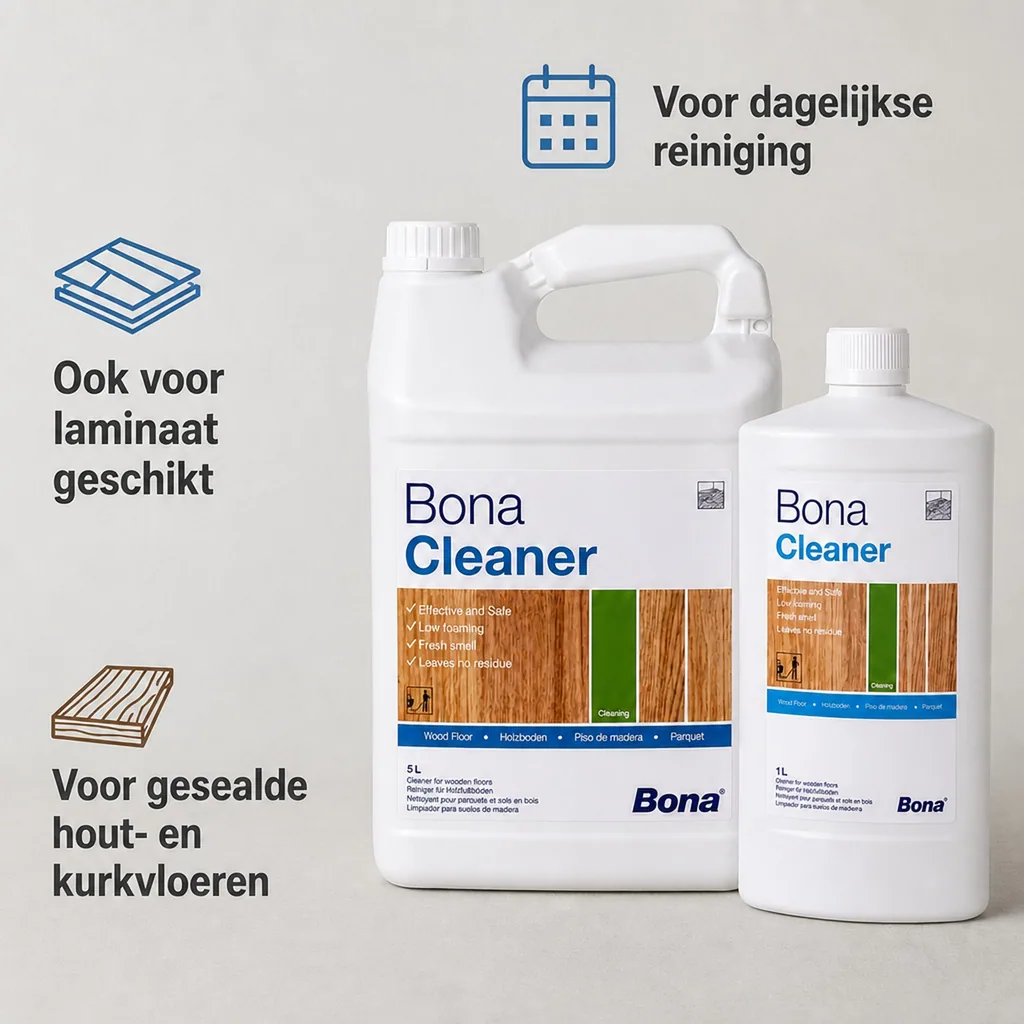 Vloerreiniger, Parket reiniger, Laminaat reiniger, Houten vloer reiniger