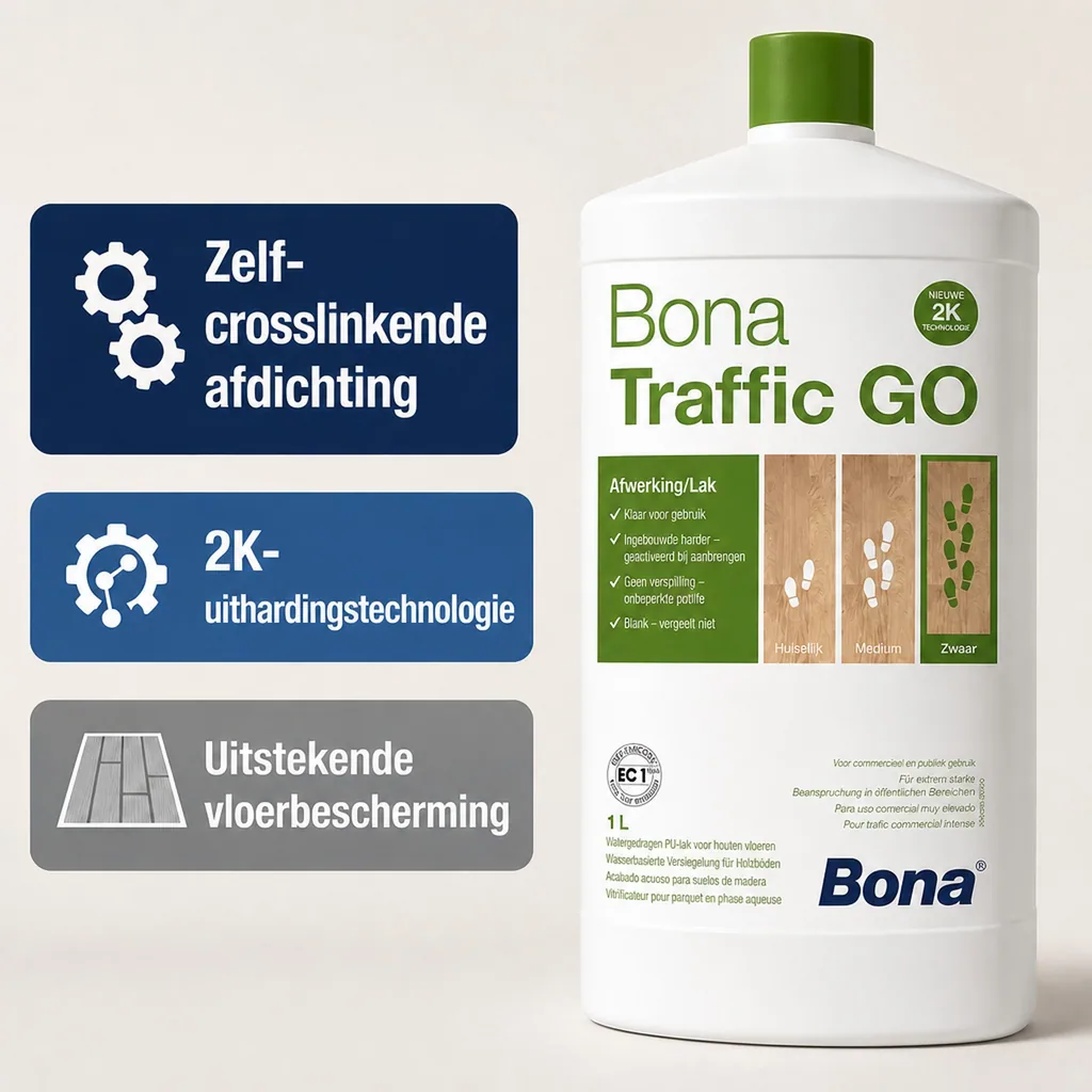 Parketlak, 2K Parketlak, 1 Liter Mat