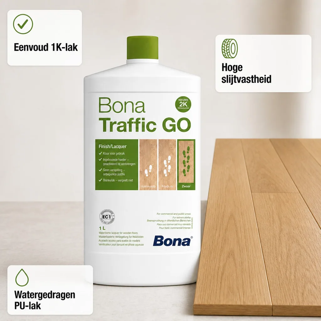 Parketlak, 2K Parketlak, 1 Liter Mat
