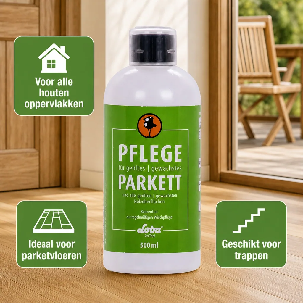 Parket onderhoud olie, 500 ml, voor geolied en gewaxt parket