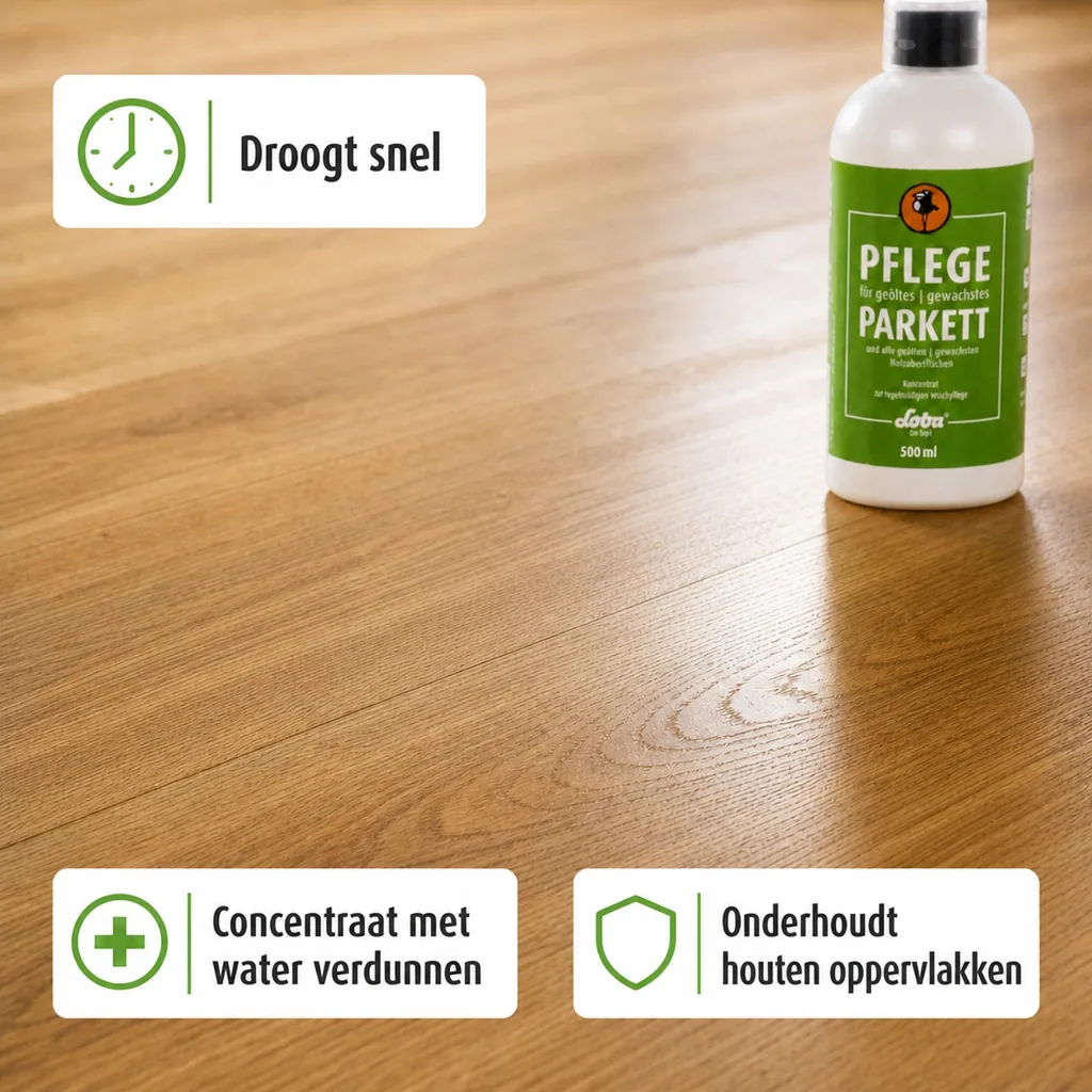 Parket onderhoud olie, 500 ml, voor geolied en gewaxt parket