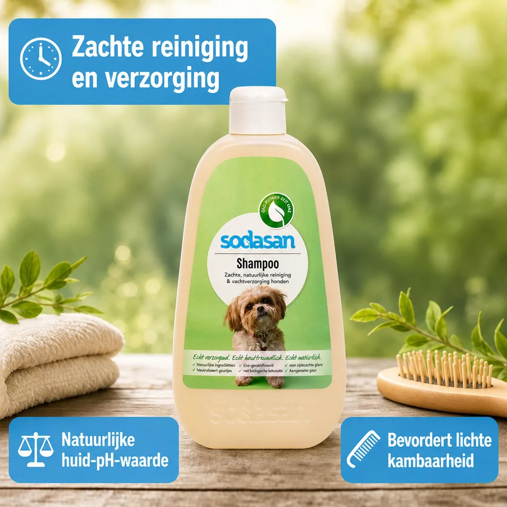 Hondenshampoo 0,5 Liter, shampoo hond, natuurlijke hondenshampoo