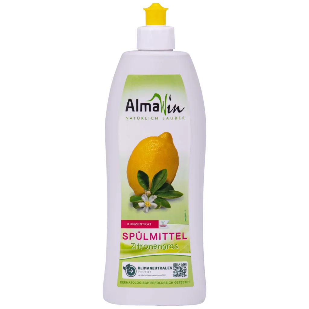 Afwasmiddel, natuurlijk afwasmiddel citroen, 1 Liter