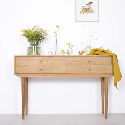 Lilipinso poster fawn met vlinder bruin