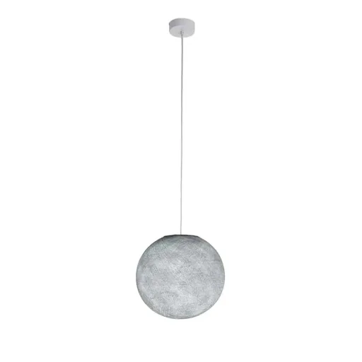 Neef Paul hanglamp bol klein incl. fitting lichtgrijs