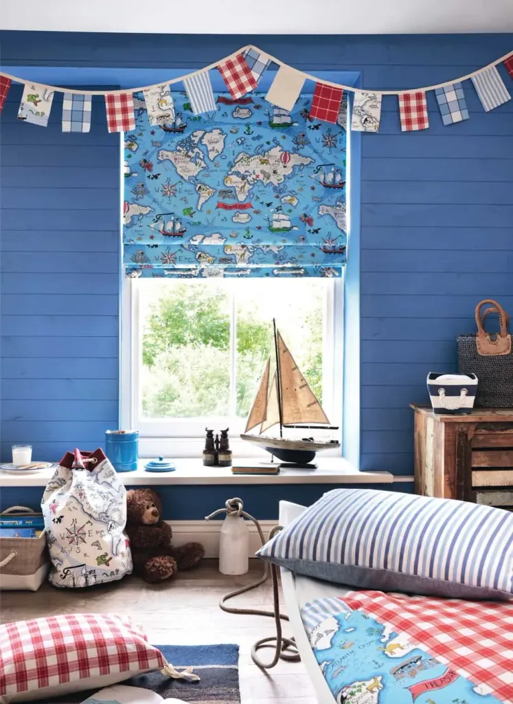 Little Sanderson Abracazoo streepstof Seaton groen