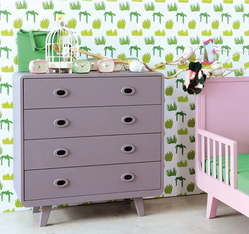Laurette commode Toi & Moi, Kleur: taupe