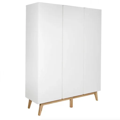 Quax 3-deurs kledingkast Trendy wit