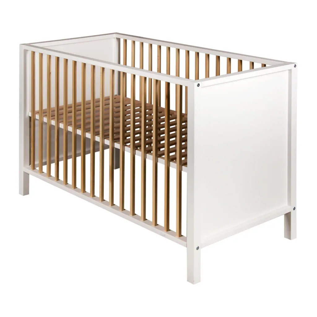 Quax babybed - Nordic 120 x 60 cm, Kleur: Stone White Nature