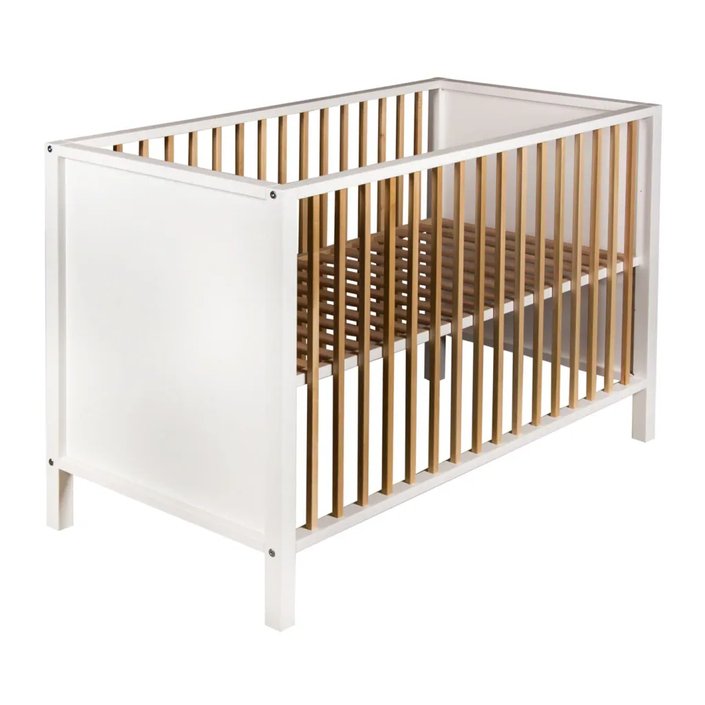 Quax babybed - Nordic 120 x 60 cm, Kleur: Stone White Nature