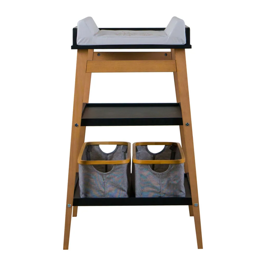 Quax luiertafel - Hip, Kleur: Zwarte natuur