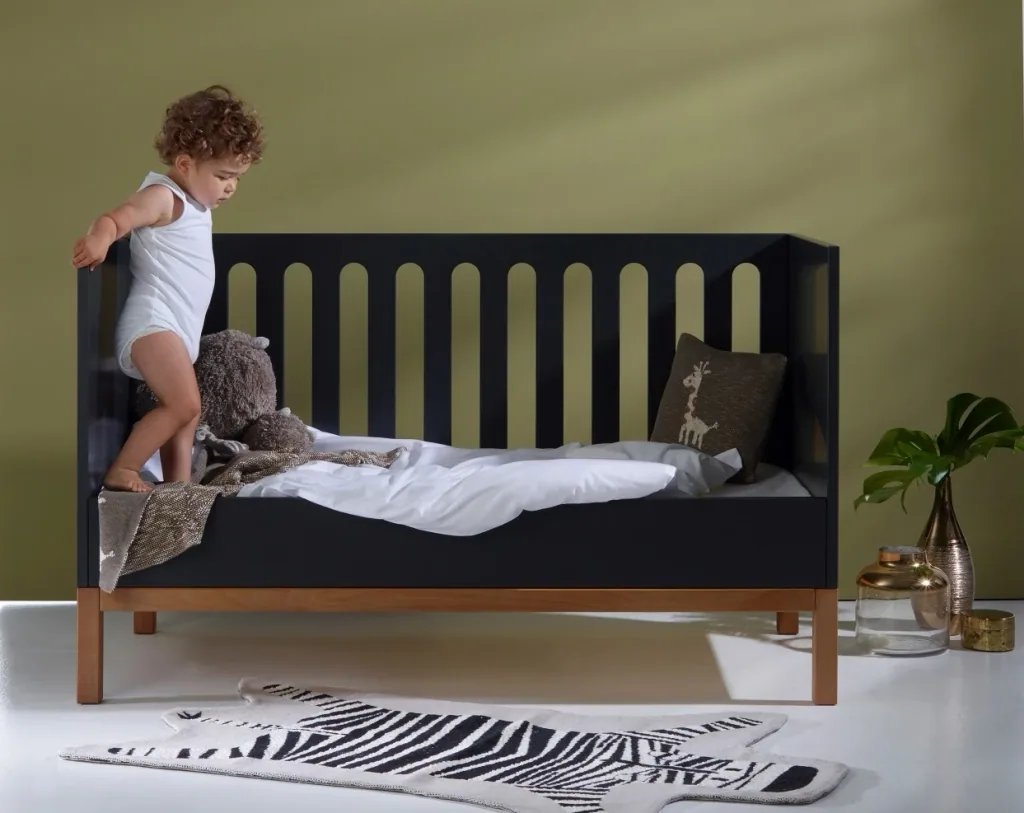 Quax Indigo babybed 60x120 cm zwart
