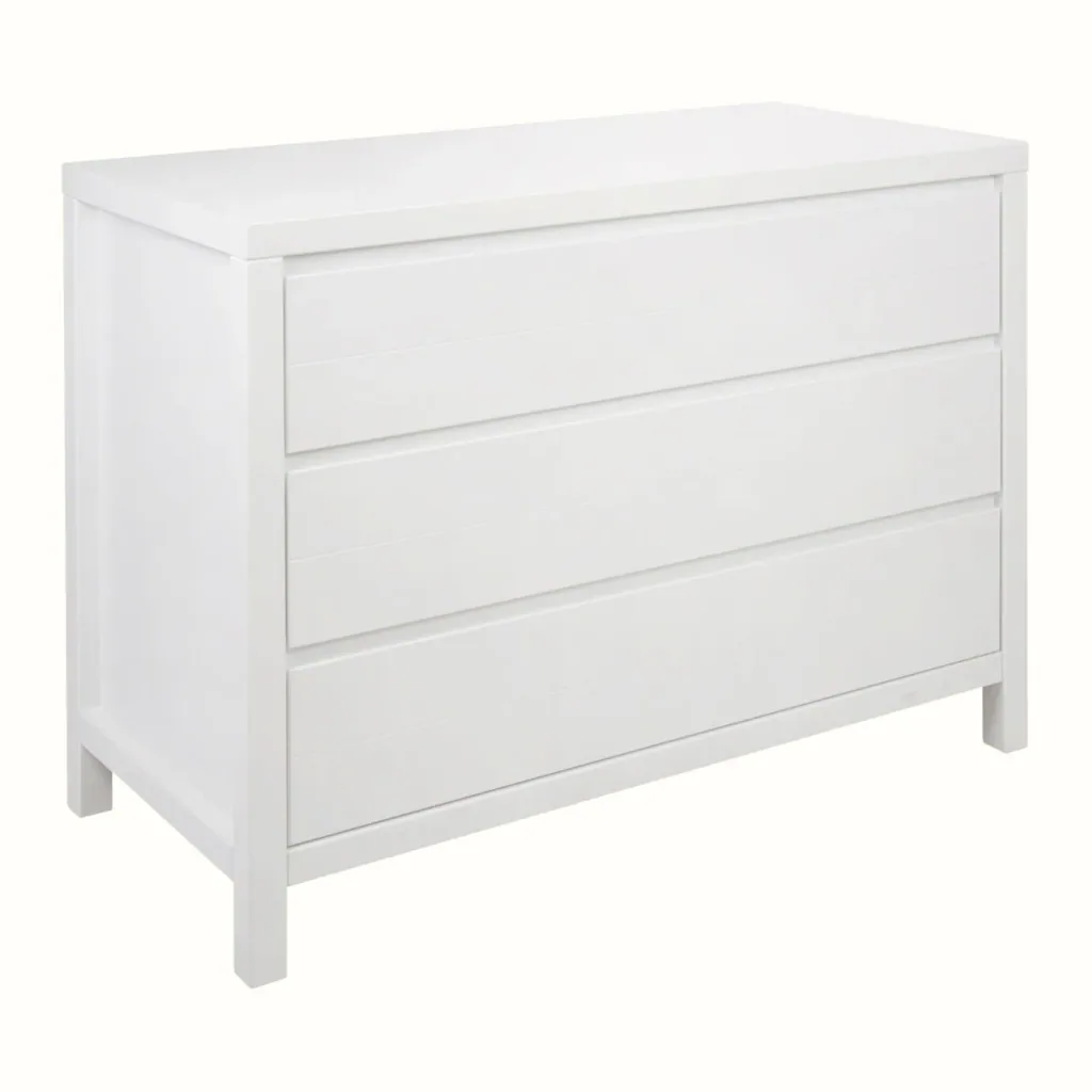 Quax commode - Stripes, 3 laden, Wit