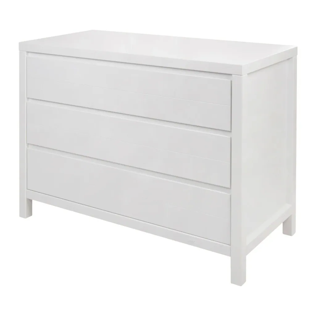 Quax commode - Stripes, 3 laden, Wit
