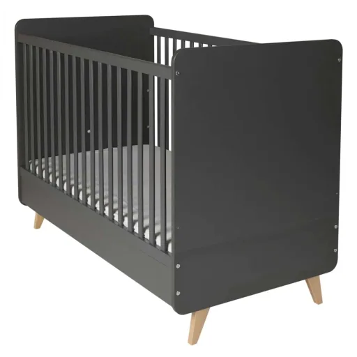 Quax Loft babybed antraciet 70 x 140