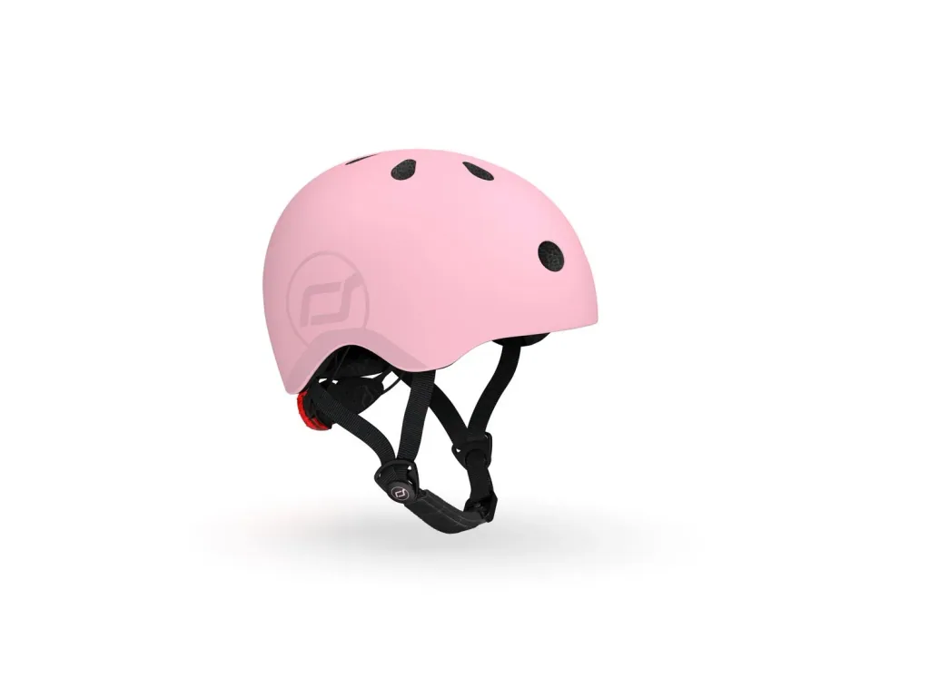 Scoot & Ride Helm, Scooter helm S-M, Kleur: roos