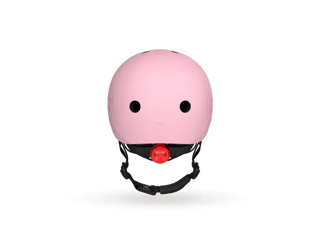 Scoot & Ride Helm, Scooter helm S-M, Kleur: roos