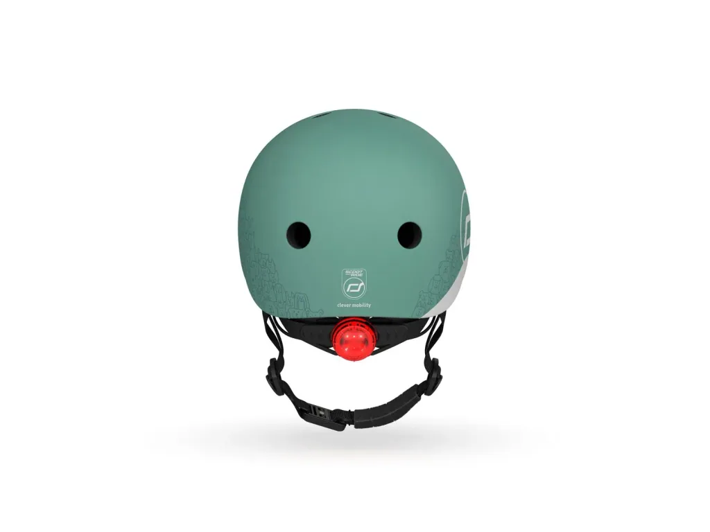 Scoot & Ride Helm, Reflecterende helm XXS-S, Kleur: Woud