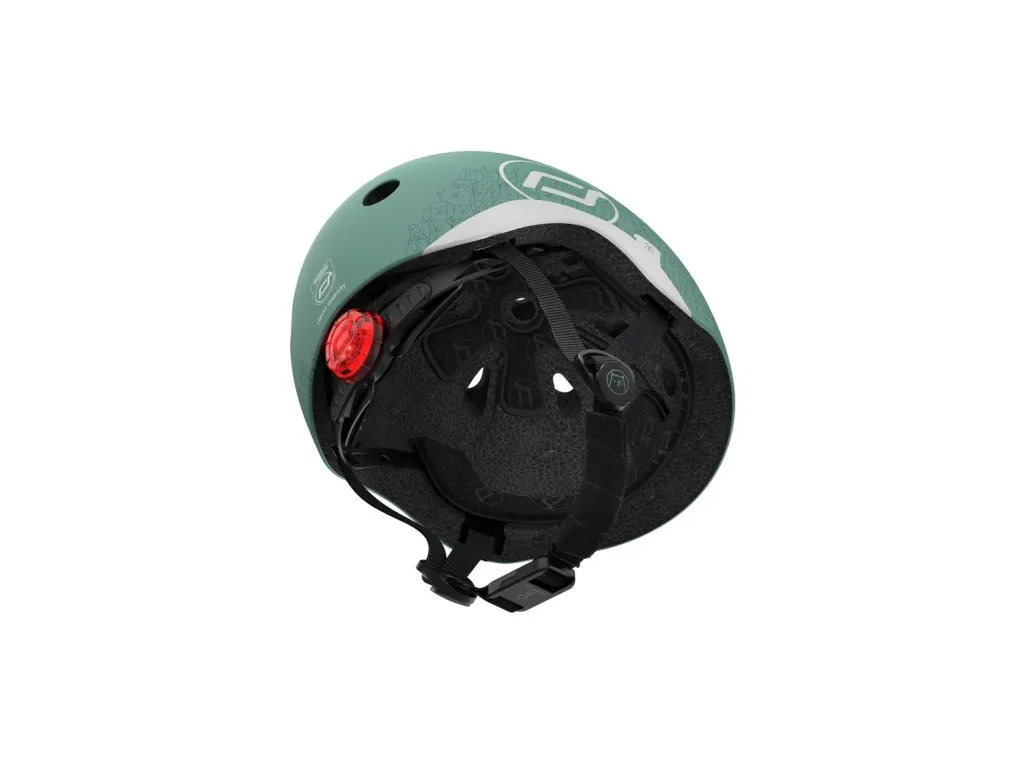Scoot & Ride Helm, Reflecterende helm XXS-S, Kleur: Woud