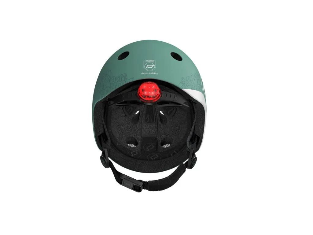 Scoot & Ride Helm, Reflecterende helm XXS-S, Kleur: Woud